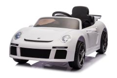 12V Licensed White Porsche 911 Ruf CTR3 Battery Ride On Car