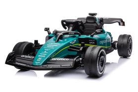 12V Licensed Aston Martin F1 Ride On Car Green